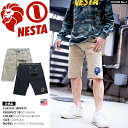 b系 ヒップホップ ストリート系 ファッション 服 メンズ レディース ショーツ 【BS1506SM】 ネスタブランド NESTA BRAND カツラギ チノパン ハーフパンツ 半ズボン ワーク 厚手ツイル S 正規品 02P03Dec16【楽ギフ_包装】