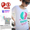 b系 ヒップホップ ストリート系 ファッション レディース Tシャツ 【EUS1202SR】≪DANCING QUEEN≫ NESTA BRAND ネスタブランド LADY'Sライン 襟ぐりが広い 襟ぐりすっきり広め 半袖 ゆるT シンプル 女帝 S M 正規品 02P03Dec16【楽ギフ_包装】