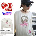 b系 ヒップホップ ストリート系 ファッション レディース トレーナー 【EOS1102F】≪FREEHAND GIRL WHITE≫ NESTA BRAND ネスタブランド EMPRESS by NESTA 長袖 スウェット ライオン マーク タギング S M 正規品 02P03Dec16【楽ギフ_包装】