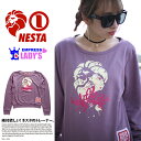 b系 ヒップホップ ストリート系 ファッション レディース トレーナー 【EOS1102F】≪FREEHAND GIRL PURPLE≫ NESTA BRAND ネスタブランド EMPRESS by NESTA 長袖 スウェット ライオン マーク タギング M 正規品 02P03Dec16【楽ギフ_包装】