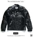 【送料無料】秋アウター b系 ヒップホップ ストリート系 ファッション メンズ レディース 【R7H-031】 リーズン REASON ライダースジャケット バイカー スタッズ レザー 革ジャン S M L XL 2L LL 2XL 3L XXL 3XL 4L XXXL 大きいサイズ 正規品 02P03Dec16【楽ギフ_包装】