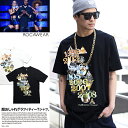 b系 ヒップホップ ストリート系 ファッション 服 メンズ レディース Tシャツ 【R0409T04L】≪TIME LINE T-SHIRT≫ ロカウェア ROCAWEAR 豪華 歴代広告有名人 フォトプリント 半袖 L XL 2XL 3XL 大きいサイズ 正規品 02P03Dec16【楽ギフ_包装】