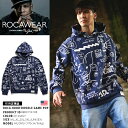 【送料無料】b系 ヒップホップ ストリート系 ファッション メンズ レディース パーカー 【RB0015K108】≪ROCA HOOD'DOODLE GAME POPOVER≫ ロカウェア ROCAWEAR フーディー グラフィティー 紺 JAY-Z ブランド M L XL 2XL 3XL 大きいサイズ 正規品 02P03Dec16【楽ギフ_包装】