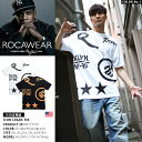 b系 ヒップホップ ストリート系 ファッション メンズ レディース Tシャツ 【RW172T25】 ロカウェア ROCAWEAR 半袖 ティーシャツ 英字 総柄 ブランドマルチロゴ ビックシルエット スケート 大きいサイズ 正規品 02P03Dec16【楽ギフ_包装】