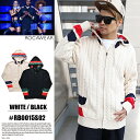 【送料無料】b系 ヒップホップ ストリート系 ファッション 服 メンズ レディース 春 ニット 【RB0015S02】 ロカウェア ROCAWEAR コットン セーター 赤緑ライン L XL 2XL 3XL 大きいサイズ 黒 白 正規品 02P03Dec16【楽ギフ_包装】