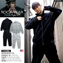 【送料無料】b系 ヒップホップ ストリート系 メンズ レディース 上下セット 【R1708S700】 ロカウェア ROCAWEAR セットアップ 込 長袖 春秋冬 トラックジャケット ジャージ ベロア トラックパンツ ジム スポーツ ダンス 部屋着 刺繍 大きいサイズ 正規品 【楽ギフ_包装】