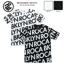 【送料無料】 ロカウェア ROCAWEAR Tシャツ 半袖 【RW181T05】 かっこいい 英字 総柄 黒白 ラッパー Jay-Z ジェイジー M L XL 2L LL 2XL 3L XXL 3XL 4L XXXL 大きいサイズ b系 ヒップホップ ストリート系 ファッション 服 メンズ レディース 正規品【楽ギフ_包装】