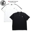 ロカウェア ROCAWEAR ポロシャツ 半袖 シンプル メンズ レディース 白 黒 L XL 2L LL 2XL 3L XXL 3XL 4L XXXL 大きいサイズ b系 ヒップホップ ストリート系 ファッション ブランド 服 かっこいい おしゃれ 袖ライン 刺繍 ビッグシルエット ダンス Bボーイ ギフト RW181K22