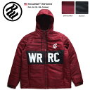 ロカウェア ROCAWEAR ジャンパー 中綿ボンバージャケット ヘビー アウター 長袖 メンズ レディース 春秋冬用 バーガンディー 黒 M L XL 2L LL 2XL 3L XXL 3XL 4L XXXL 大きいサイズ b系 ヒップホップ ストリート系 ファッション ブランド 服 かっこいい 切替 刺繍 RW183O03