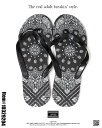 b系 ヒップホップ ストリート系 ファッション メンズ レディース ビーチサンダル 【10329204】 ソウルブランド SOUL BRAND ビーサン バンダナ柄 ペイズリー柄 西海岸 ウエッサイ Fサイズ 男女兼用 正規品 02P03Dec16【楽ギフ_包装】