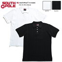 b系 ヒップホップ ストリート系 ファッション 服 メンズ レディース ポロシャツ 【11212203】 サウスポール SOUTH POLE 半袖 縦編み ストライプ シンプル ワントーン ブランド ロゴ 刺繍 POLO SHIRTS M L XL 2XL 大きいサイズ 正規品 02P03Dec16【楽ギフ_包装】