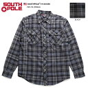 b系 ヒップホップ ストリート系 ファッション 服 メンズ レディース 長袖シャツ 【11331350】≪チェックビエラシャツ-黒≫ サウスポール SOUTH POLE チェックシャツ ブランドロゴ刺繍 M L XL 大きいサイズ 正規品 02P03Dec16【楽ギフ_包装】