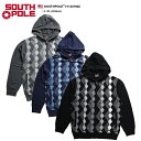 b系 ヒップホップ ストリート系 ファッション メンズ レディース ニット 【11231802】 サウスポール SOUTH POLE セーター フード付き ZIPUP カーディガン カシミア アーガイル ブランド L XL 2L LL 2XL 3L XXL 3XL 4L XXXL 大きいサイズ 正規品 02P03Sep16【楽ギフ_包装】