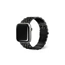 ショッピングアップルウォッチ EGARDEN SOLID METAL BAND for Apple Watch 41/40/38mm Apple Watch用バンド ブラック EGD24666AW[21]