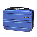ショッピングキャリーバッグ 14インチの可愛いスーツケース型ミニキャリアバッグ ブルー [21]