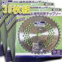 草刈用 チップソー 255×40P 30枚組 (安心品質 JIS入り 草刈り機 替え刃 替刃 かえば くさかり ちっぷそー 穴あき軽量タイプ セット せっと まとめ買い)