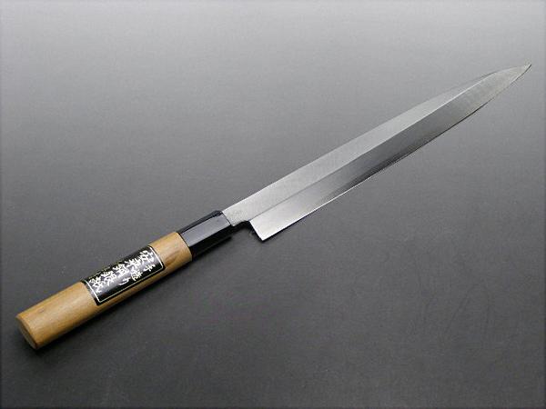 サビ強く切れ味の良い銀三ステンレス　柳刃240mm（刺身包丁）【楽ギフ_名入れ】【楽ギフ_包装選択】【楽ギフ_のし宛書】【楽ギフ_メッセ】