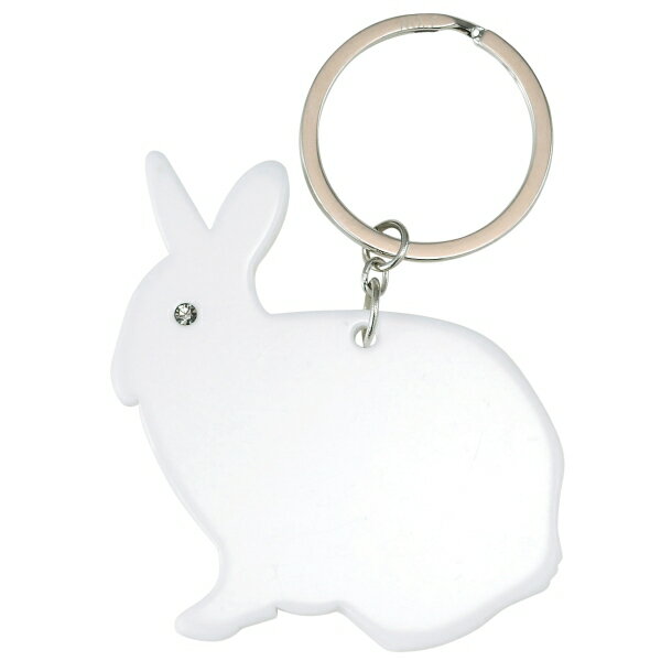 【SBZcou1208】ウサギモチーフのアクリル製キーリング！ACRYLIC MOTIF KEY HOLDER　”RABBIT”【キーホルダー】【キーリング】【動物モチーフ】【ウサギ】【デザイン】