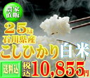 29年産新米コシヒカリ25kg 【送料無料】※一部