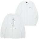 ARETH アース : 長袖ギャラクシーTシャツ/WHITE