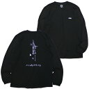 ARETH アース : 長袖ギャラクシーTシャツ/BLACK