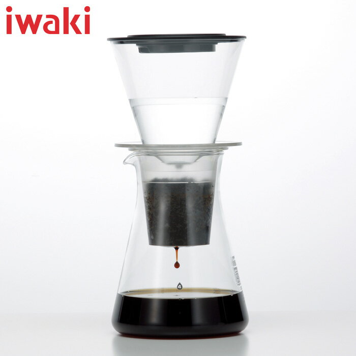 iwaki(イワキ) 耐熱ガラス ウォータードリップ コーヒーサーバー 440ml