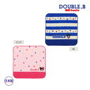 ダブルB【DOUBLE B】ボーダー&ドット柄★ミニタオル...