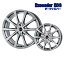 Exceeder E03 ホイール 4 本 16インチ 6.0J+42 5H100 5穴 ダークシルバー HOT SUTUFF ホットスタッフ エクシーダー