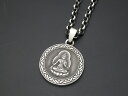 【守護本尊】虚空蔵菩薩ペンダント仏教 干支 彫刻 彫金 銀 シルバー SILVER 950 925 ネックレス バチカン チェーン 父の日 ギフト プレゼント 石留め 名入れ オーダー 原宿 東京 madeinjapan 和風 吉祥 幸運 開運