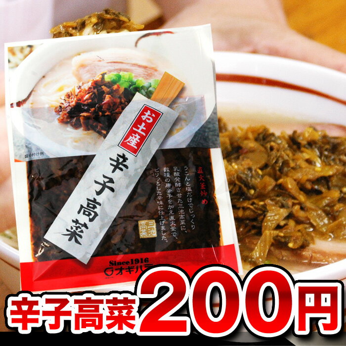 九州 博多名物 辛子高菜 からしたかな 110g ピリッと辛い絶品！