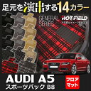 AUDI アウディ A5 スポーツバック フロアマット5点◆選べる14カラー HOTFIELD 光触媒加工済み |送料無料 Audi マット 車 運転席 助手席 カーマット カー用品 日本製 カスタムパーツ フロア フロアーマット 車用品 内装 パーツ カスタム