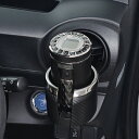 灰皿 車 ラクすてソーラーアッシュ ジュエルカット ブラック セイワ W926