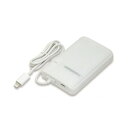 リチウム充電池 モバイルバッテリー 3000mAh iPhone6/5 Lightningコネクタ専用/多摩電子工業/tama:TLM-030W
