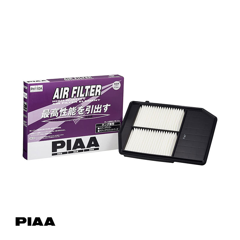 PIAA/ピア エアーフィルター 純正交換タイプ ステップワゴン1/2/3/4系等 ホンダ系 ビスカスタイプ(湿式) エンジン性能向上 PH110A