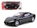 ミニカー■MOTORMAX■1/18 マセラティ グラントゥーリズモ 黒【予約商品】