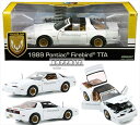 ミニカー 1/18 GREENLIGHT☆1989 ポンティアック ファイヤーバード トランザム 73回インディ500 ペースカー 1989 Pontiac Turbo Trans Am - 73rd Indianapolis 500 Official Pace Car (White)アメ車【特別限定/予約商品】