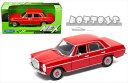 ミニカー■WELLY■1/24 1970 メルセデス・ベンツ 220 赤色 MERCEDES-BENZ 【予約商品】