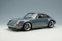 ミニカー■IDEA■1/18 シンガーポルシェ 911(964) IM035A グレー色 シンガー シンガーポルシェ 【限定予約商品】