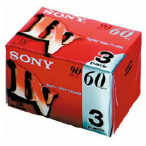 Mini DVカセット 60分、3巻 1組(3巻)P11Sep16...:houjou-kyouzai:10010880