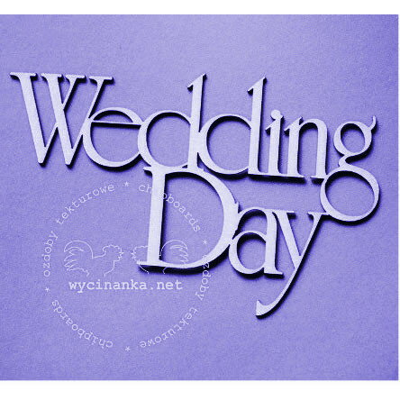 【Wycinanka】Wedding Day ウエディングデイ　チップボード　ダイカット　…...:houjou-kyouzai:10026047