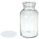 集気びん ふた付 人工吹き 500mL 86153226