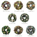 【クリスマスナチュラルリースMサイズ/No.3】Xmas Christmas クリスマス リース 送料無料 大人気リース 玄関 ウェルカム インテリア 雑貨 飾り 装飾 プレゼント プチギフト 花 造花 アートフラワー フラワーアレンジメント お祝い 開店 新築 住宅 クリスマスアレンジ