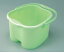 ナビス 足湯専科/レディース用 (11L/パールグリーン) 8-2446-03【足湯バケツ・足湯用容器・足湯用バケツ・足湯容器】