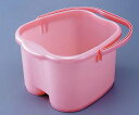 足湯専科 (17L/パールピンク) 0-9192-01【足湯バケツ・足湯用容器・足湯用バケツ・足湯容器】
