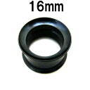 ブラックチタン ダブルフレア スクリュータイプ16mm★メール便(82円)発送