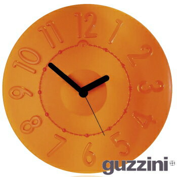 グッチーニ（guzzini-カーサ）CASA ウオールクロック（掛け時計）（オレンジ）RGT-E6