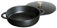 33％OFF ストウブ （staub） ピコ ソテーパン 1262325 黒　24cm　ニダベイユ