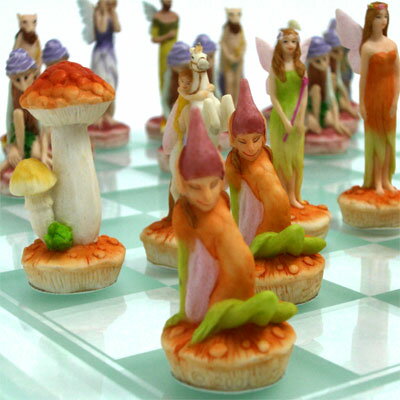 【可愛らしい妖精たち】チェス駒　フェアリー & フラワー...:hrtg:10000055