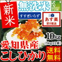 【あす楽_土曜営業】新米 28年産 無洗米 愛知県産コシヒカリ10kg(5kg×2袋)【送料無料】★Shop Of The Year 2014米ジャンル大賞★ハ... ランキングお取り寄せ