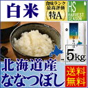 29年産 白米 精白米北海道産ななつぼし 5kg【送料無料】...